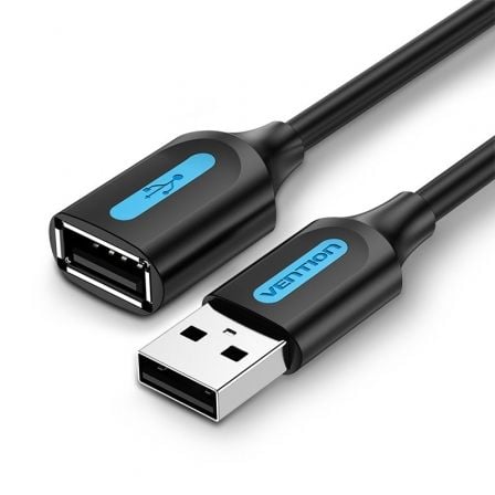 art_ven-cab20cbibh_1 Cable Alargador USB 2.0 Vention CBIBH/ USB Macho - USB Hembra/ 480Mbps/ 2m/ Negro