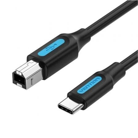 art_ven-cab20cqubh_1 Cable USB 2.0 Tipo-C Vention CQUBH/ USB Tipo-B Macho - USB Tipo-C Macho/ 480Mbps/ 2m/ Negro