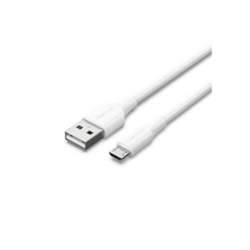 art_ven-cab20ctiwg_1-1 Cable USB 2.0 Vention Blanco - 1.5m, USB-A a MicroUSB, 480Mbps