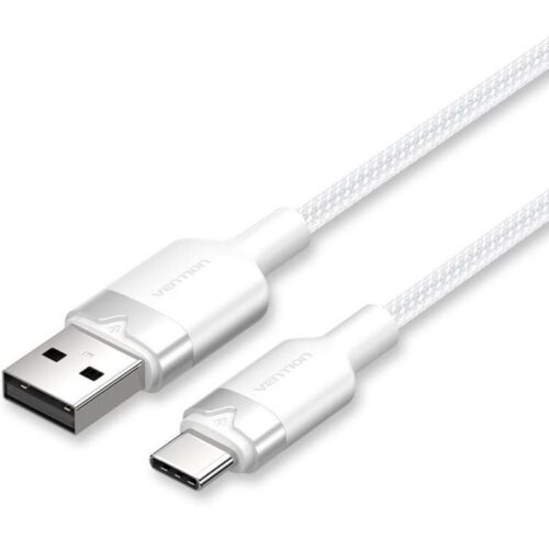 Cable USB 2.0 Tipo-C Vention - 480 Mbps, 60W, 1m - Blanco