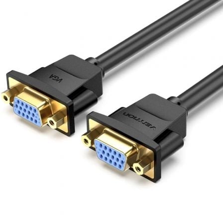 art_ven-cab20dahbf_1 Cable Alargador VGA Vention DAHBF/ VGA Hembra - VGA Hembra/ 1m/ Negro