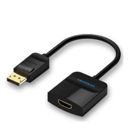 art_ven-cab20hbgbb_1 Conversor Vention HBGBB/ DisplayPort Macho - HDMI Hembra/ 15cm/ Negro