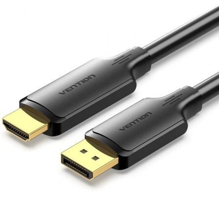 art_ven-cab20hfobj_1 Cable Conversor Vention HFOBJ/ DisplayPort Macho - HDMI Macho/ 5m/ Negro