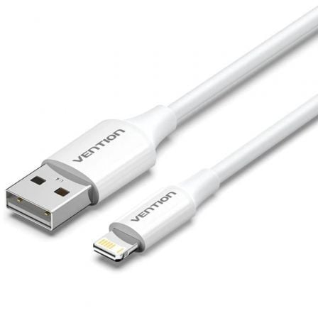 art_ven-cab20laiwf_1 Cable USB 2.0 Lightning Vention LAIWF/ USB Macho - Lightning Macho/ 480Mbps/ 1m/ Blanco
