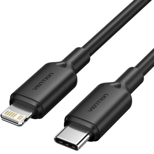 art_ven-cab20lakbh_1-1 Cable USB Tipo-C a Lightning 2m - 27W - 480Mbps - Negro