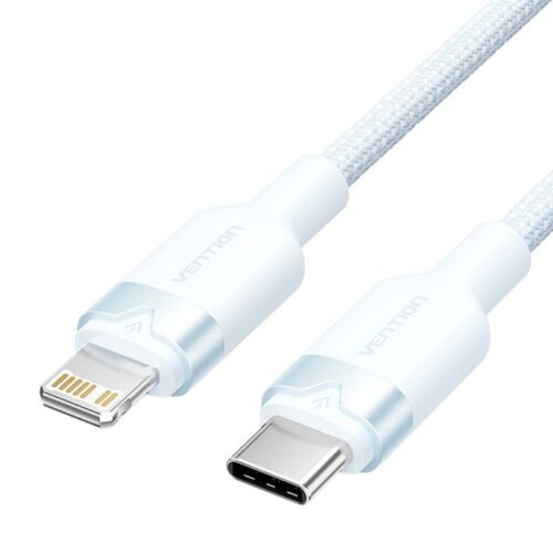 art_ven-cab20lalsf_1-1 Cable USB-C a Lightning Vention 27W - 1m - Azul