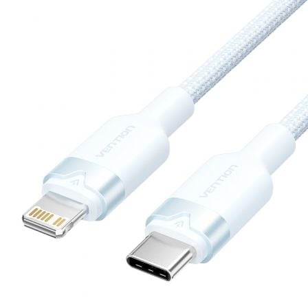 art_ven-cab20lalsf_1 Cable USB Tipo-C Lightning Vention LALSF/ USB Tipo-C Macho - Lightning Macho/ 27W/ 480Mbps/ 1m/ Azul