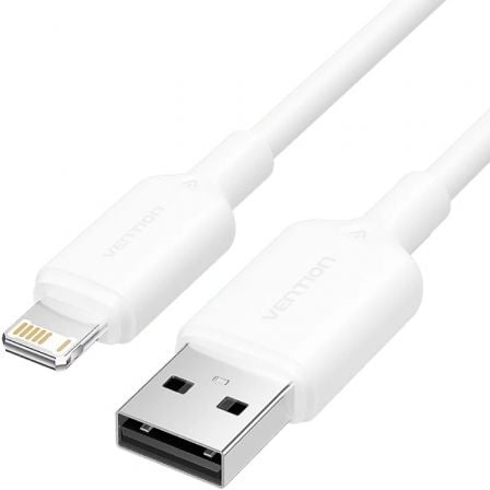art_ven-cab20lamwh_1 Cable USB 2.0 Lightning Vention LAMWH/ USB Macho - Lightning Macho/ 480Mbps/ 2m/ Blanco