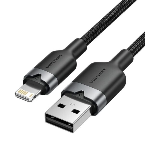 Cable USB Lightning Vention 1m - Conexión Rápida y Duradera