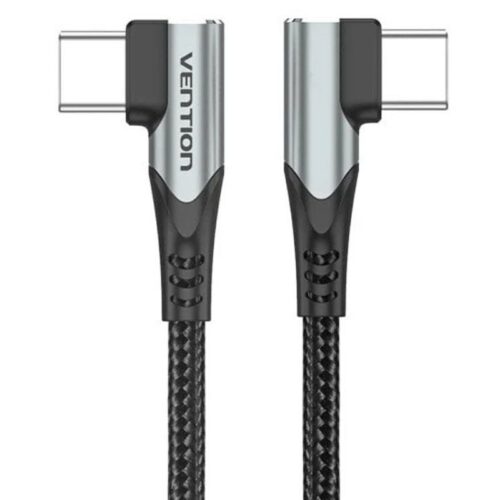 art_ven-cab20tanhd_1-1 Cable USB-C 90º 50cm - Carga Rápida 100W y 480Mbps