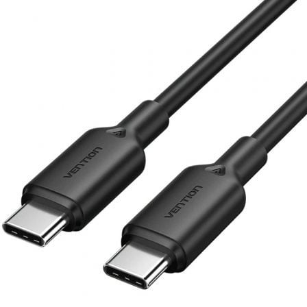 art_ven-cab20trcbh_1 Cable USB 2.0 Tipo-C 3A Vention TRCBH/ USB Tipo-C Macho - USB Tipo-C Macho/ Hasta 60W/ 480Mbps/ 2m/ Negro