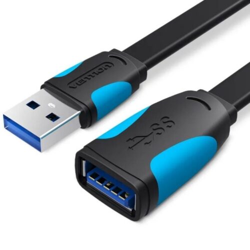 art_ven-cab20vas-a13-b100_1-1 Cable Alargador USB 3.0 Vention 1m - Negro y Azul - 5Gbps