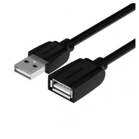 art_ven-cab20vas-a44-b200_1 Cable Alargador USB 2.0 Vention VAS-A44-B200/ USB Macho - USB Hembra/ 480Mbps/ 2m/ Negro