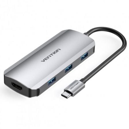 art_ven-dock20tofhb_1 Docking USB Tipo-C Vention TOFHB/ 1xHDMI/ 3xUSB/ 1xUSB Tipo-C/ 1xUSB Tipo-C PD