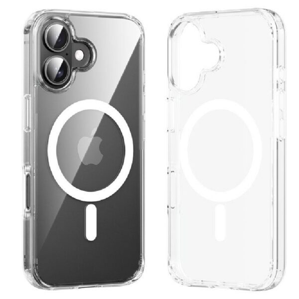 Funda Dura Transparente con MagSafe para iPhone 16 Pro Max - Protección 360° y Carga Inalámbrica