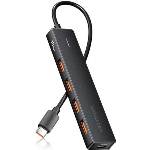 art_ven-hub20chjbb_1-1 Concentrador USB 3.2 Vention CHJBB - 4 Puertos USB + 1 USB-C - 10 Gbps