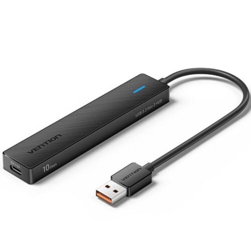 art_ven-hub20chsbb_1-1 Hub USB 3.2 Vention 5 en 1 - 10 Gbps, 2x USB-C, 2x USB-A, 1x USB-C, 15cm