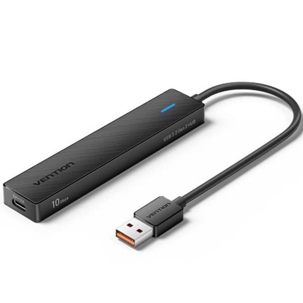 Hub USB 3.2 Vention 5 en 1 - 10 Gbps, 2x USB-C, 2x USB-A, 1x USB-C, 15cm