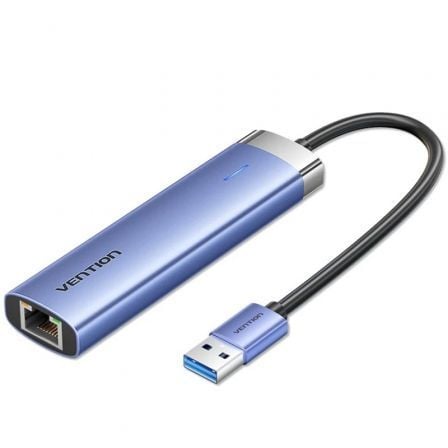 art_ven-hub20tgfsb_1 Hub USB 3.0 Vention TGFSB/ 3xUSB/ 1xRJ45/ 1xUSB Tipo-C PD