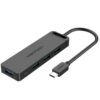 art_ven-hub20tgkbd_2 Concentrador USB-C 4 Puertos Vention TGKBD - 50cm, Alta Velocidad 5Gbps