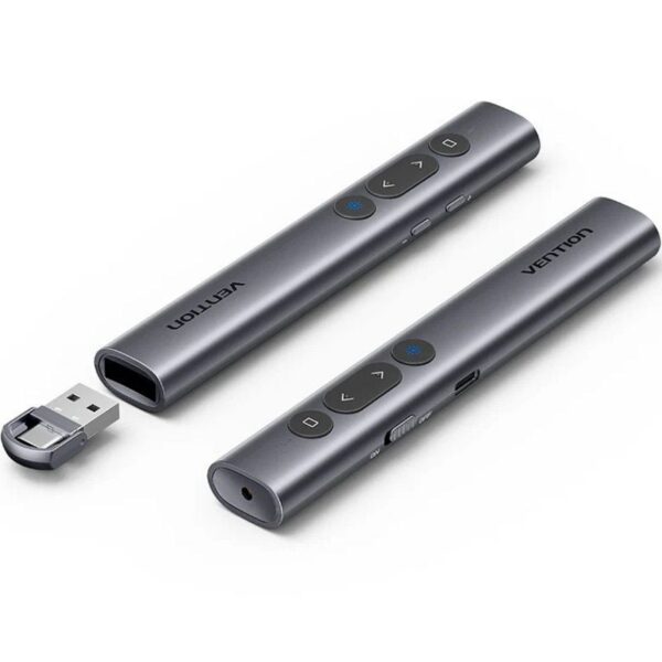 art_ven-presenter20kqjh0_1-1 Presentador Inalámbrico por Bluetooth Vention KQJH0/ 2.4GHz/ Gris