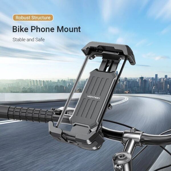 Soporte Universal para Smartphone en Bicicleta - Vention KSFB0 Negro