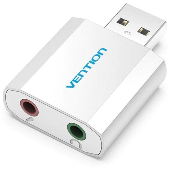 Tarjeta de Sonido USB 2.1 Vention VAB-S13 - Audio de Alta Fidelidad con Cancelación de Ruido