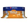 DVD-R Verbatim Imprimible 16X - Pack de 25 Discos