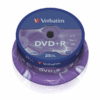 DVD+R Verbatim Advanced AZO 16X - Tarrina de 25 unidades