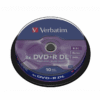 DVD+R Doble Capa Verbatim 8.5GB 8X - Pack de 10 Discos