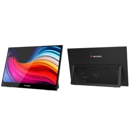 art_verb-m2032402_1 Monitor Portátil Táctil Verbatim Touch Light 15.6"/ Full HD/ Multimedia/ Negro