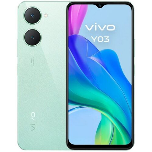 art_vivo-sp20y03204-12820gree_1-1 Smartphone Vivo Y03 4GB/128GB - 6.56" - Verde Gema - Pantalla 90Hz - 5000mAh