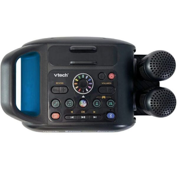 Altavoz Karaoke Bluetooth Vtech Duo Disco - 2 Micrófonos y Efectos de Voz