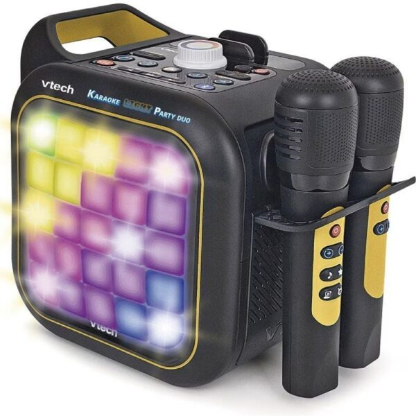 Altavoz Karaoke Bluetooth Vtech Duo Golden Edition - 2 Micrófonos y Efectos de Voz