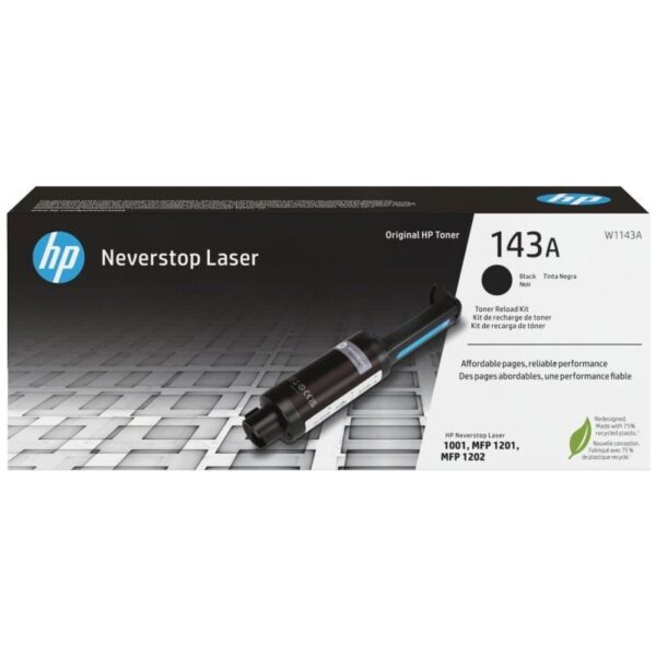 Kit de Recarga de Tóner Original HP Neverstop 143A Negro - Máxima Calidad y Ahorro