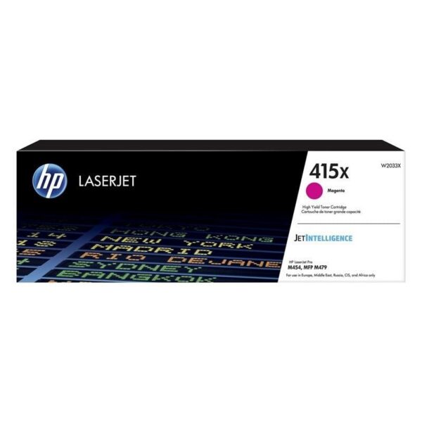 Tóner Original HP 415X XL Magenta - 6000 Páginas - Alta Calidad