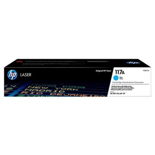 Tóner Original HP 117A Cian - Calidad Profesional para Impresoras HP