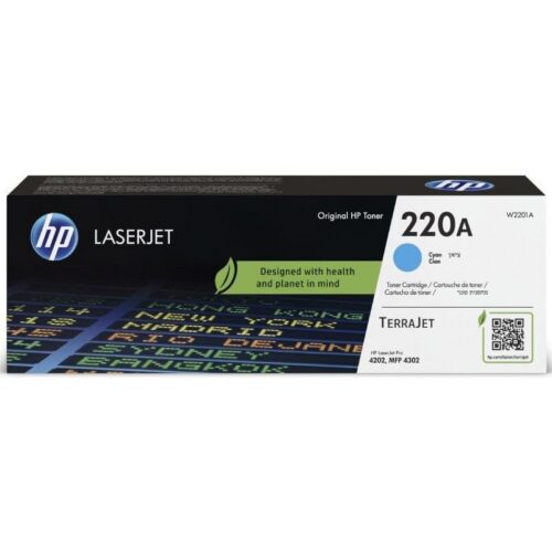 Tóner Original HP 220A Cian - 1800 Páginas - Calidad Profesional