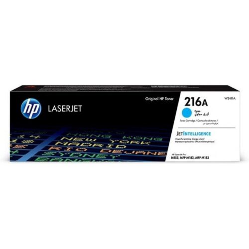 Tóner Original HP 216A Cian - 850 Páginas - Compatible con HP Color LaserJet Pro