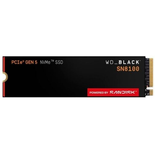 SSD WD Black SN8100 2TB PCIe Gen5 - Velocidad Máxima para Gaming y Creatividad