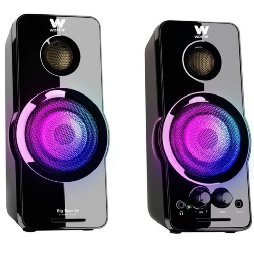 Altavoces Woxter Big Bass 95 RGB - 20W 2.0 con Iluminación LED