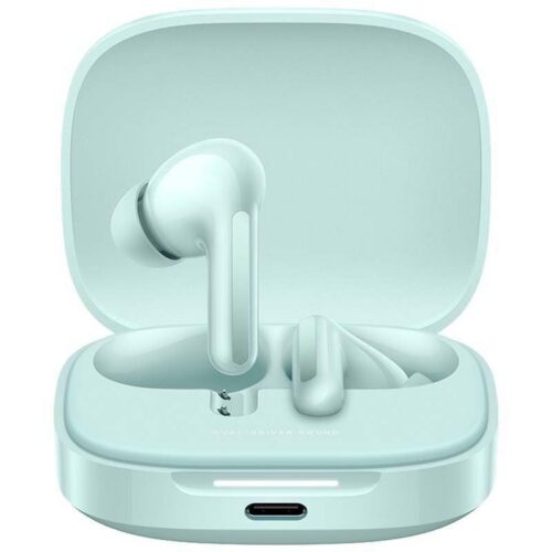 Auriculares Bluetooth Xiaomi Redmi Buds 6 Verdes - 10h Autonomía con Estuche de Carga