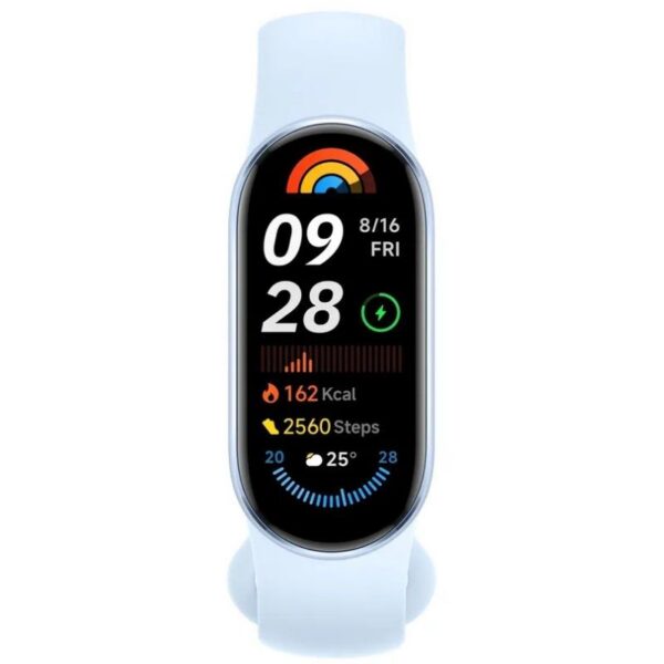 Xiaomi Smart Band 9 - Pulsera Inteligente con Pantalla AMOLED 1.62" y 1200 Nits - Azul Ártico