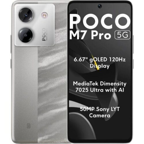Xiaomi POCO M7 Pro 12GB/512GB - 6.67" 5G - Plata