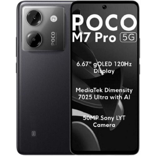 Xiaomi POCO M7 Pro 5G 8GB/256GB - Pantalla AMOLED 120Hz, Carga Rápida 45W, Cámara 50MP