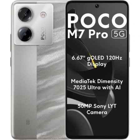 art_xia-sp20poco20m7p205g208-25620sv_1 Smartphone Xiaomi POCO M7 Pro 8GB/ 256GB/ 6.67"/ 5G/ Plata