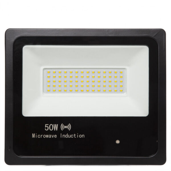 Foco Proyector LED 50W 6.000Lm 6000ºK IP65 Detector Movimiento Integrado 40.000H [1916-NS-HVFL50W-L-CW]