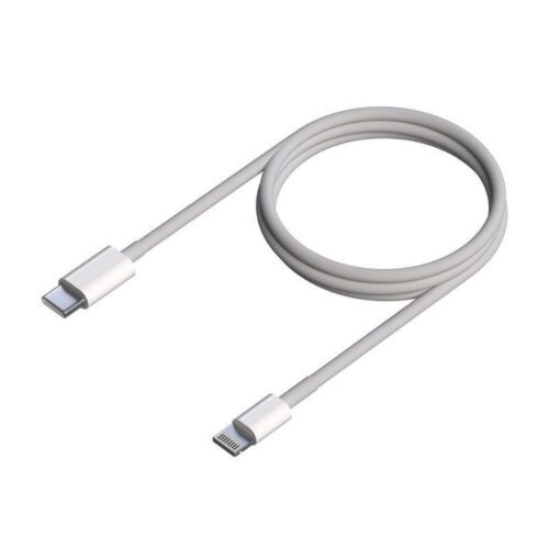 art_ais-cab20a102-0543_1 Cable USB 2.0 Tipo-C Lightning Aisens A102-0543/ USB Tipo-C Macho - Lightning Macho/ 50cm/ Blanco