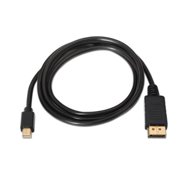 art_ais-cab20a124-0131_2 Cable Mini DisplayPort Aisens A124-0131/ DisplayPort Macho - Mini DisplayPort Macho/ Hasta 5W/ 2300Mbps/ 2m/ Negro