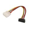 art_ais-cab20a131-0160_1 Cable Alimentación SATA Aisens A131-0160/ Molex 4 PIN Macho - SATA Hembra/ Hasta 54W/ 16cm